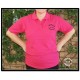 Sheilas's pink polo shirt